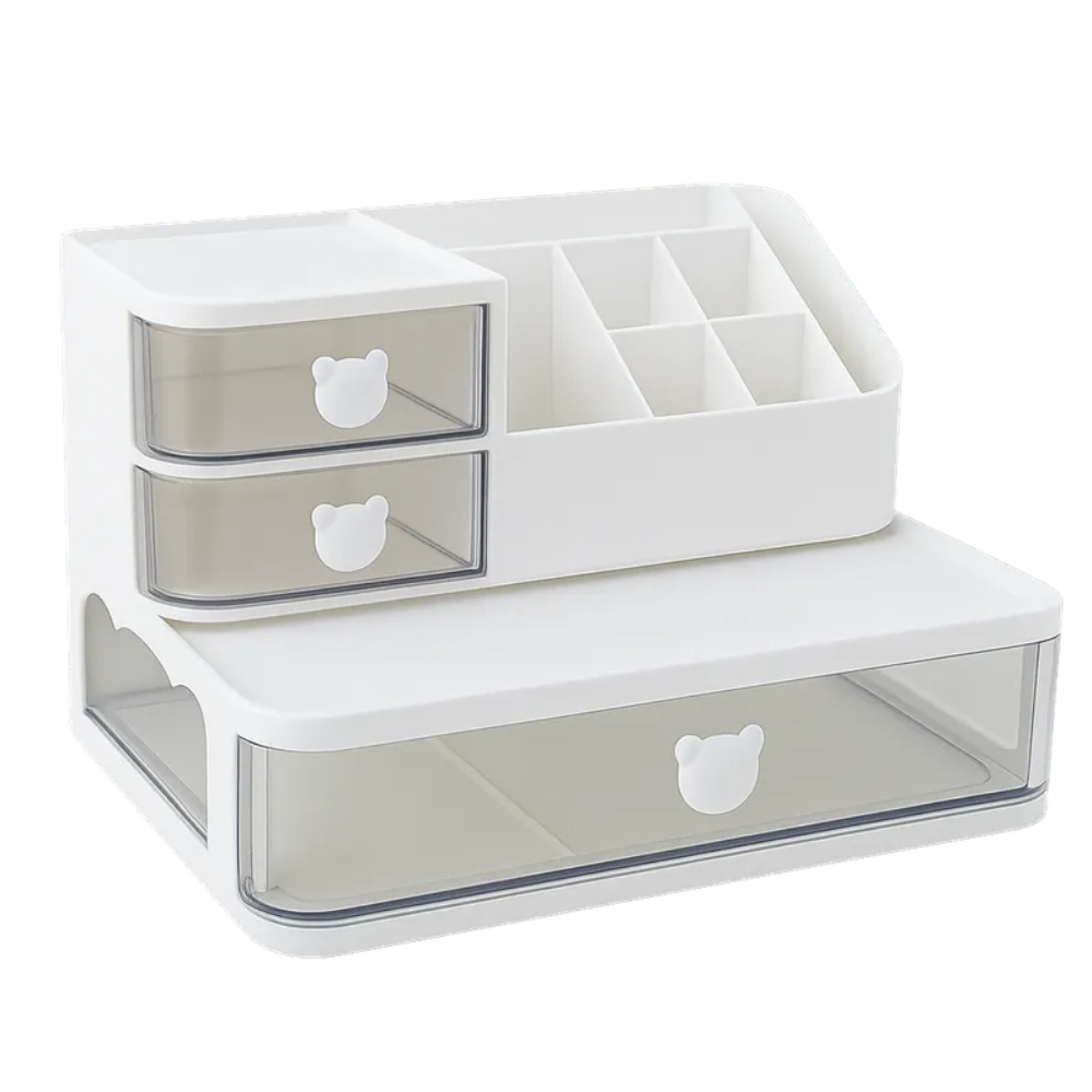 온원즈 곰돌이 다용도 책상 정리함, 3단, 핑크 12,900원