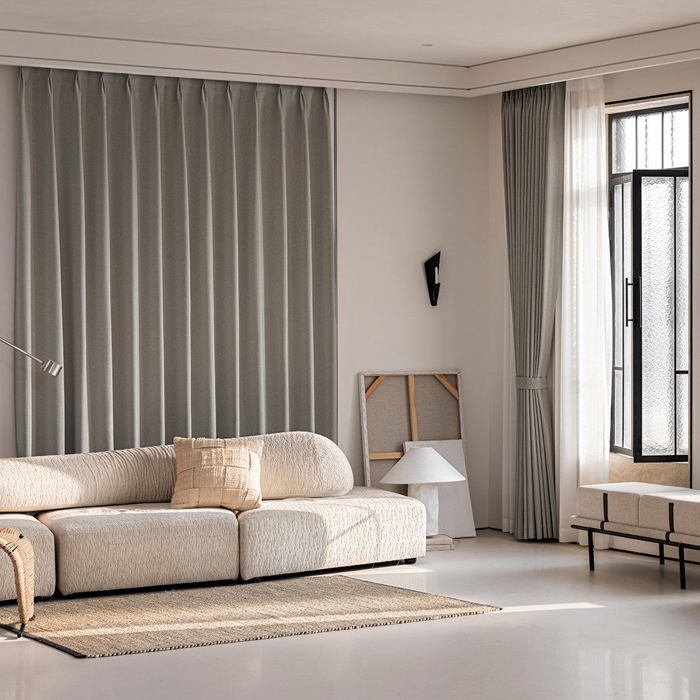 사라하우스 스테이 형상기억 맞춤제작 100% 완벽 완전 빛차단 암막커튼 사계절 겨울 방한 방풍 거실 안방 커튼 38,900원