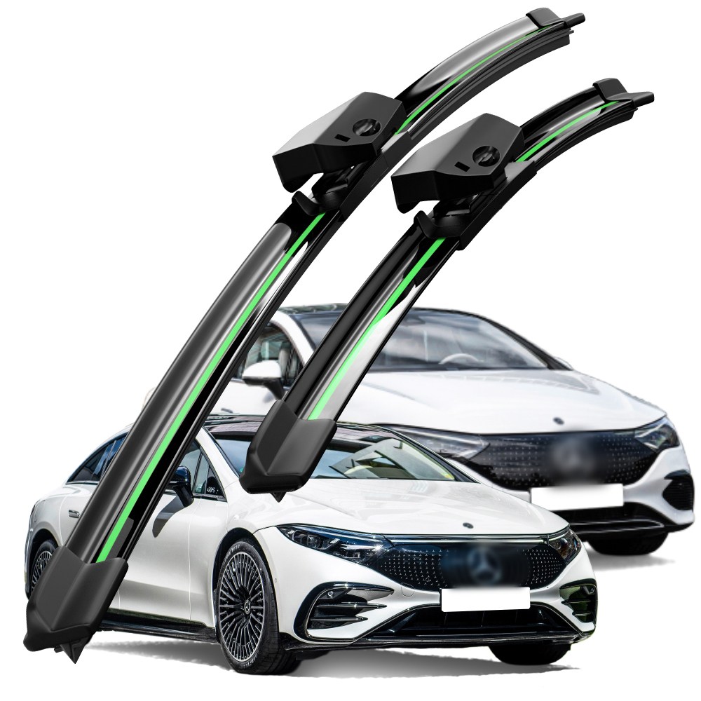 호환 벤츠 EQE-클래스(V295) SUV(X294) EQS-클래스(V297)SUV(X296) 2021-2024 와이퍼 초발수 저소음 자국 없음 전면 와이퍼 블레이드 2종 세트, EQE(V295)22-24 /EQS(V297)21-24 28,600원