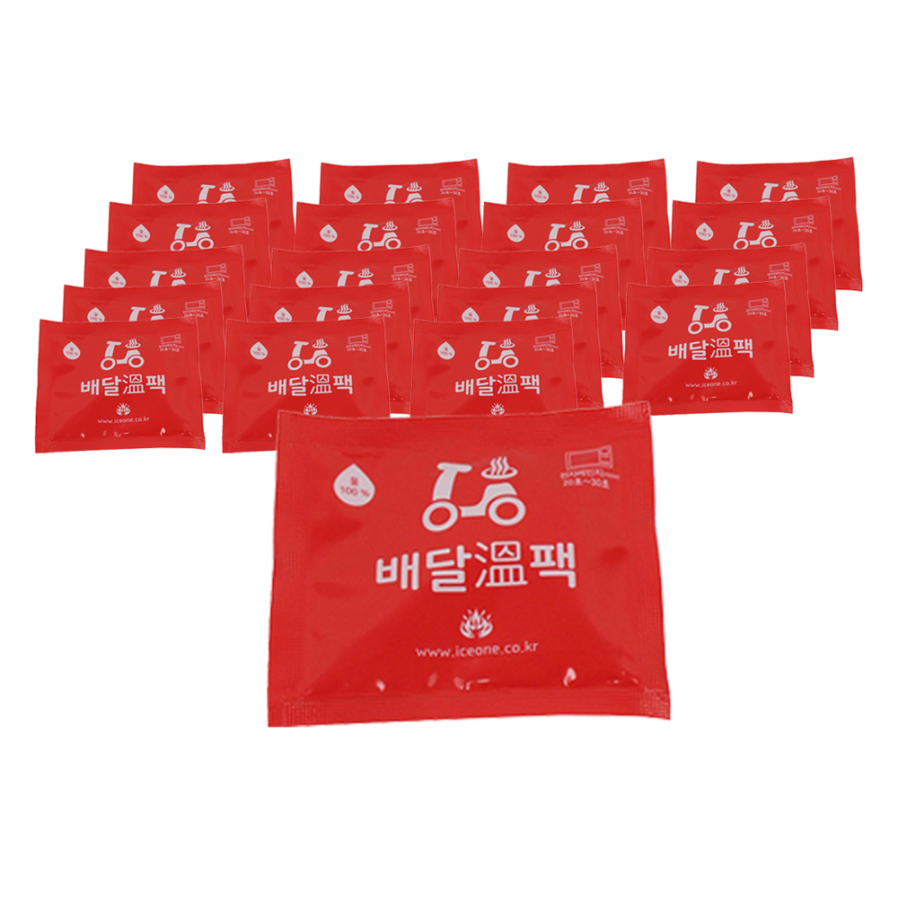 아이스원 배달 물 온열팩 소 10 x 12 cm 65ml 5,400원