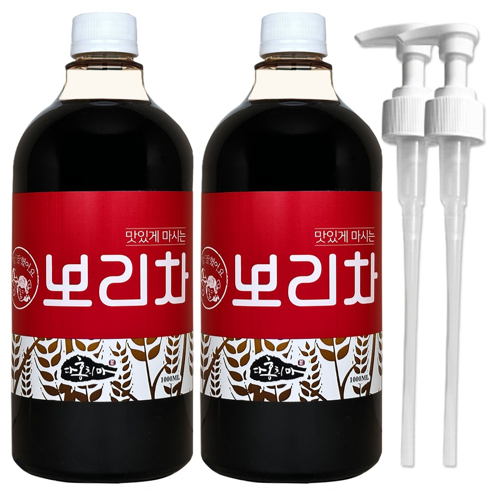 홍치마 대용량 국산 보리차 원액 액상 100%볶은보리 농축액 건강차 1000ml 다홍치마 (물병 X) 66,900원