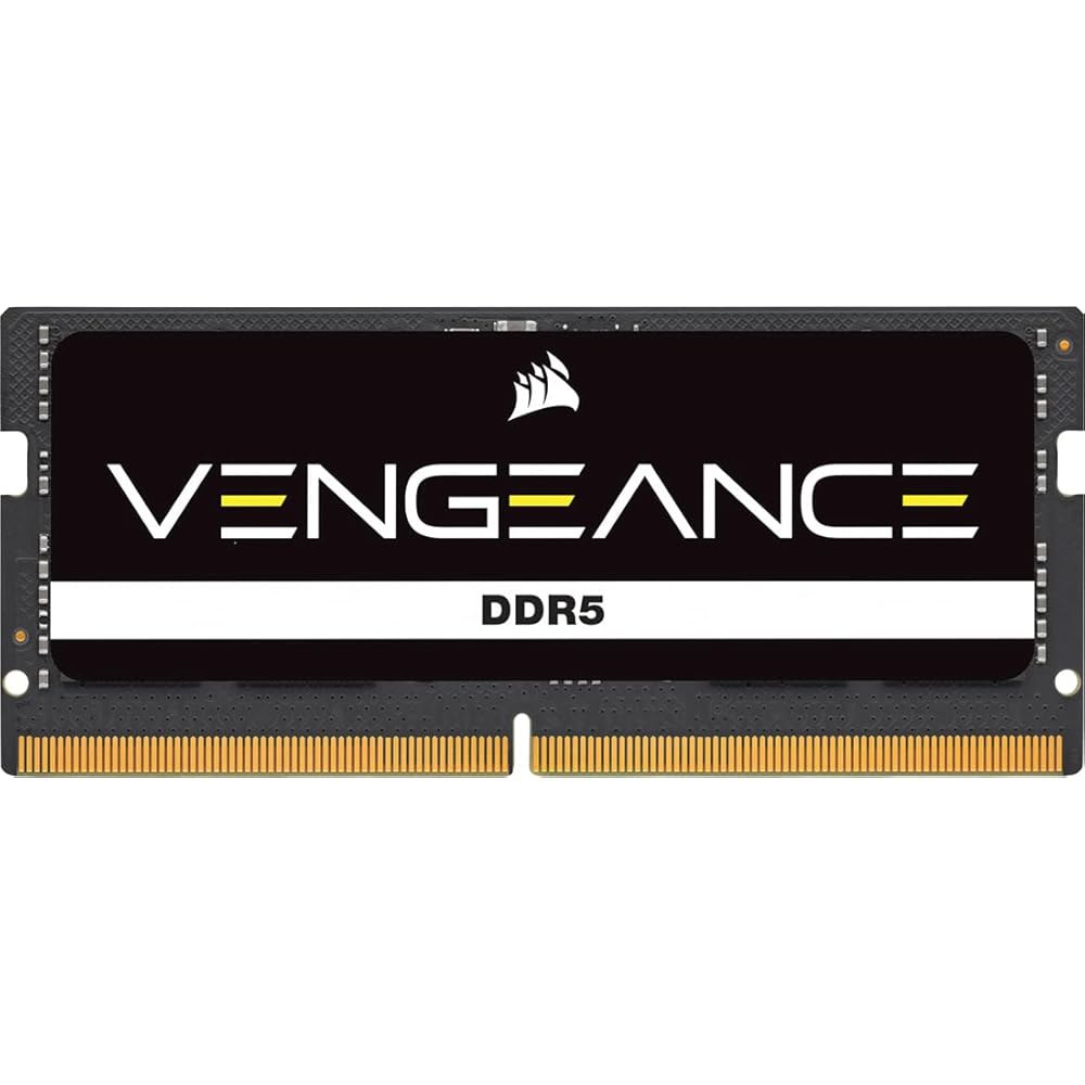 코르세어 복수 SODIMM DDR5 RAM 32GB(1x32GB) 4800MHz CL40-40-40-77 1.1V 인텔 AMD 노트북 메모리 - 블랙(CMSX32GX5M1A4800 882,700원