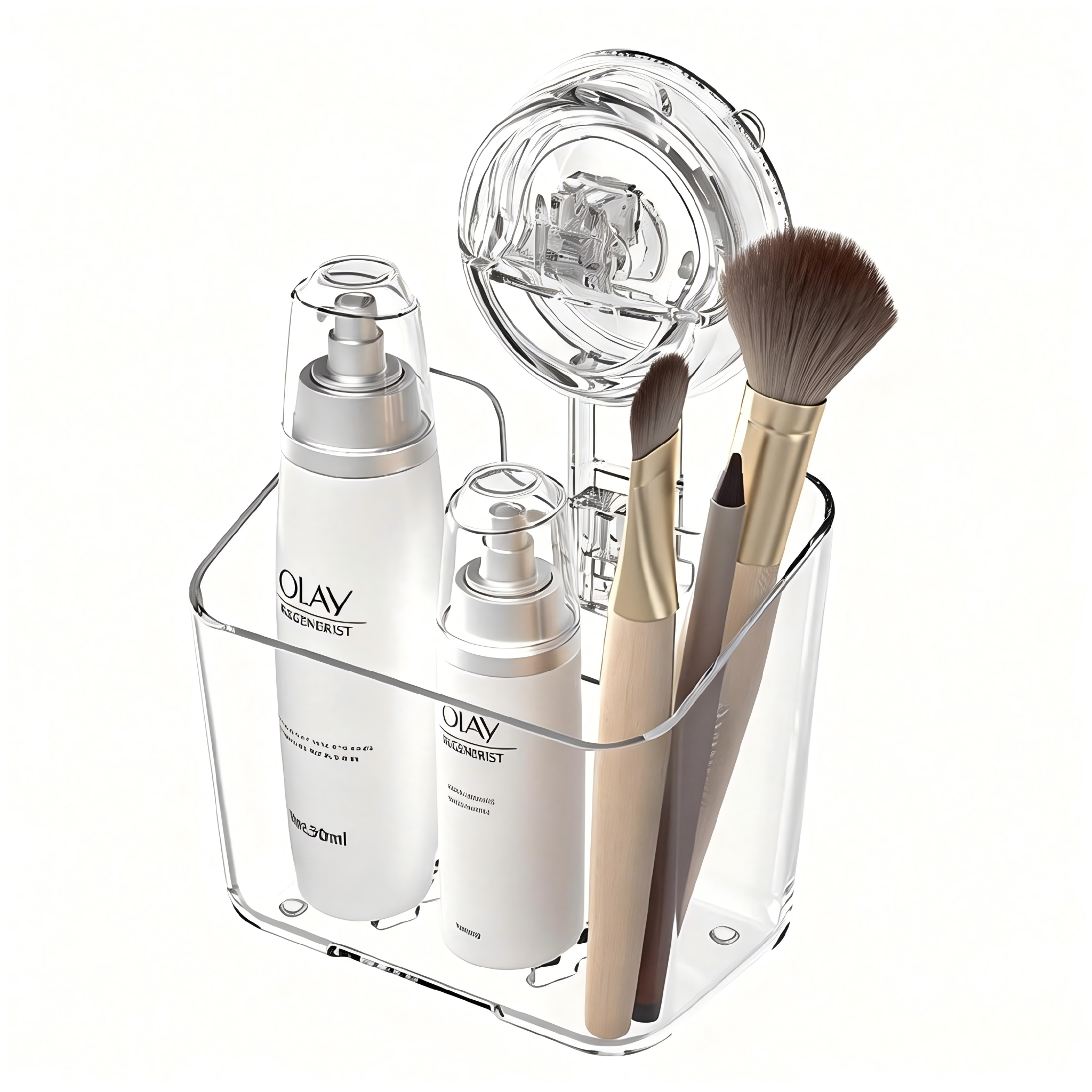 욕실 부착식 사각 벽걸이 수납함 수납선반, 투명, 1개 6,990원