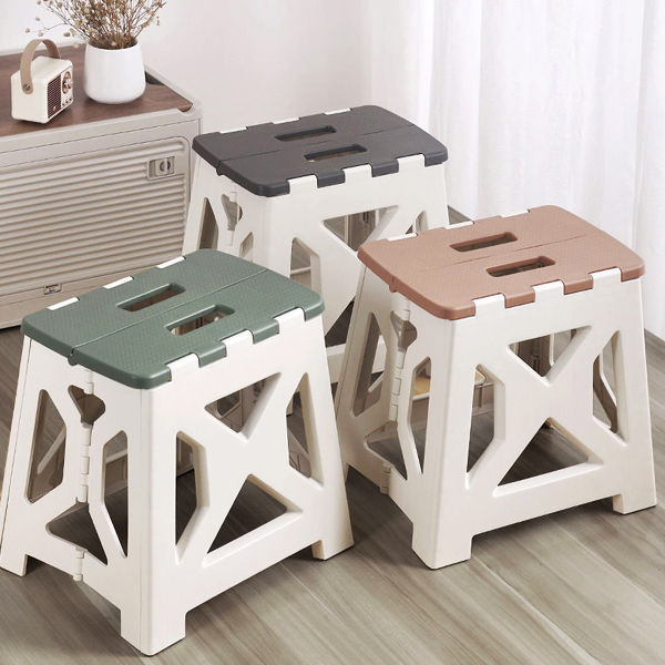 접이식 의자 플라스틱 간이 체어, 투톤 카키 13,500원