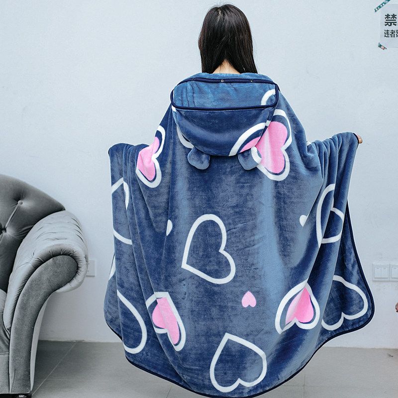 라오농 후드 입는담요 극세사 캠핑블랭킷 사무실  대형 망토담요 21,270원