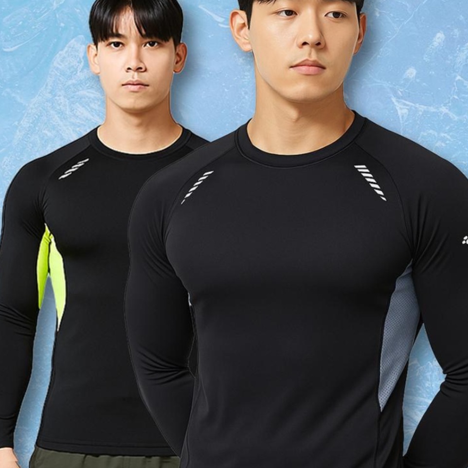 모노라벨 남자 여름 스포츠 냉감 쿨 쿨링 티셔츠 긴팔 티 19,500원