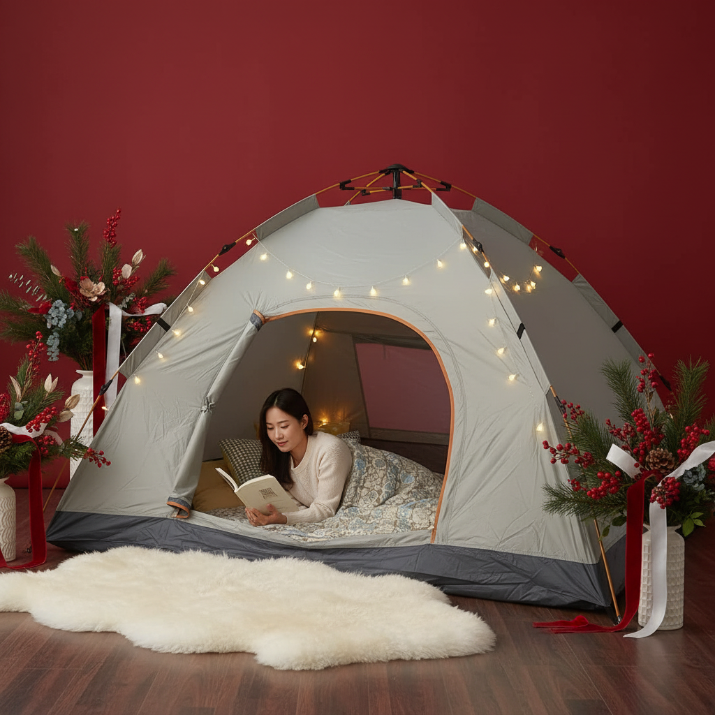 난방텐트 외풍텐트 자동 쉬운설치 캠핑겸용 다기능 37,000원