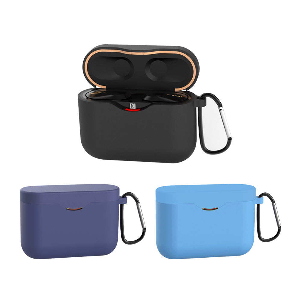 이너스 소니 WF-1000XM3 전용 이어폰 실리콘 키링 케이스 sony 블루투스, navy 4,250원