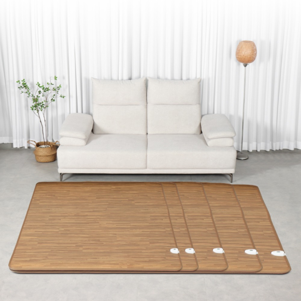 [전자파없는 26년형] 한일의료기 거실용 전기장판 탄소 거실 전기매트 모노륨 카페트, 우드 쪽마루, 3.대형(230x183cm) 209,000원