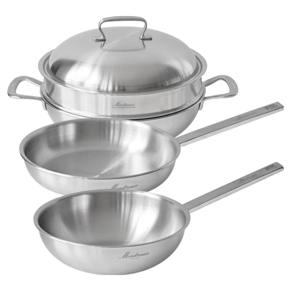 몬트렉스 인덕션 316 통5중 프라이팬 세트 3개 439,000원