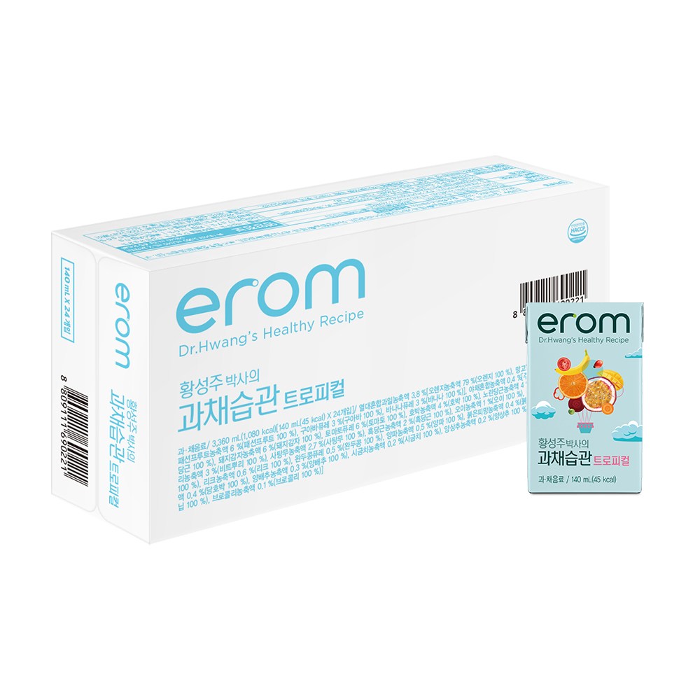 이롬 황성주박사의 과채습관 트로피컬 음료 13,800원