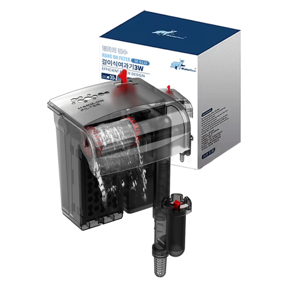 워터베어 정화의 진수 물레방아 걸이식 여과기 유막제거기 일체형 SE-G110 18,850원