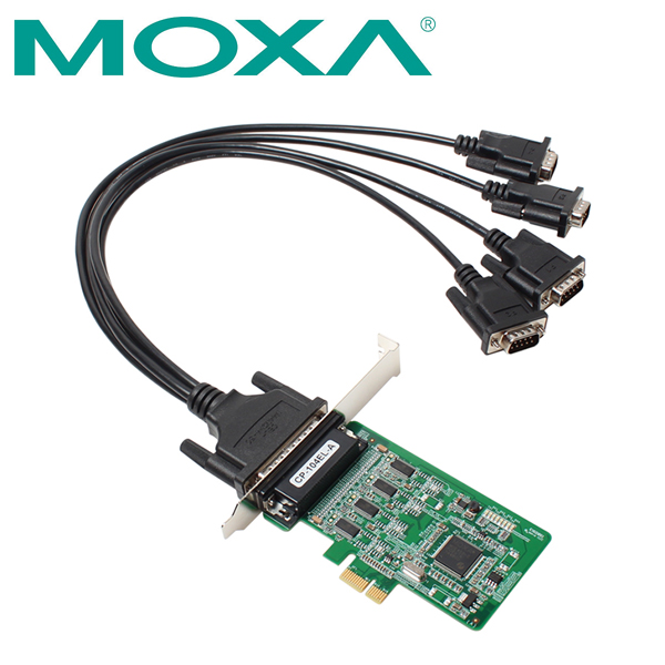 MOXA CP-104EL-A-DB9M 4포트 PCI Express 시리얼카드(슬림PC겸용), 단일 본품, 1개 191,000원