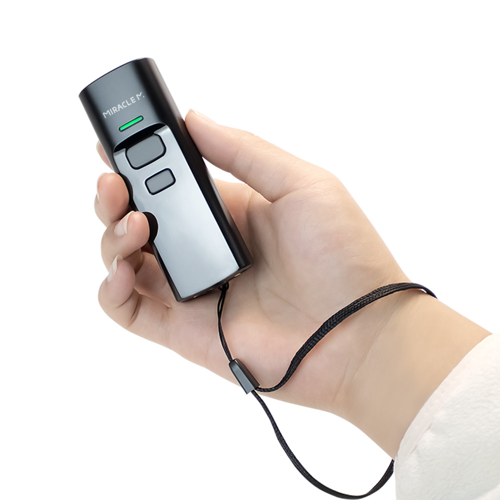 미라클엠 블루투스 무선 바코드스캐너 1D 2D QR코드 리더기, 1개, MQ350W 69,800원