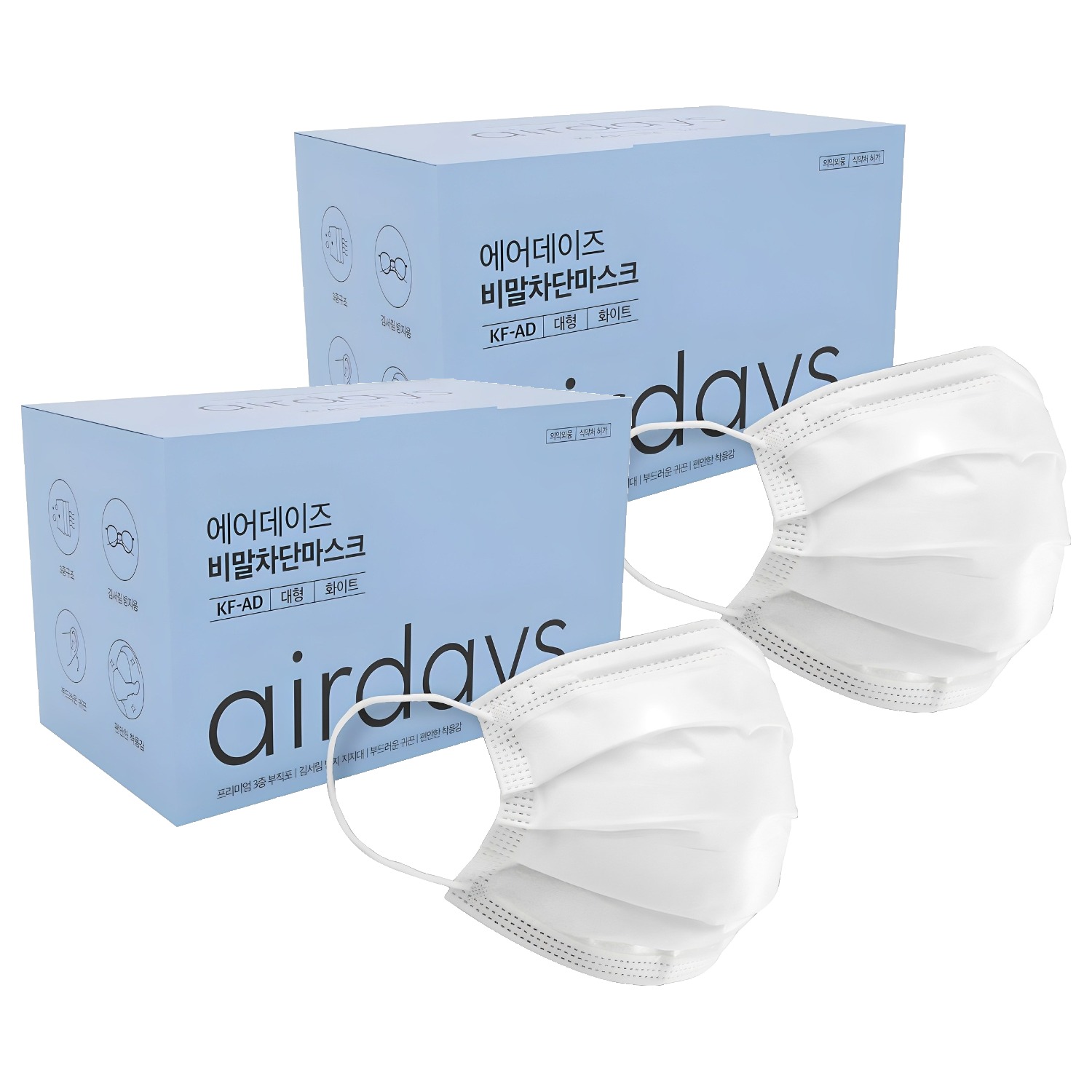 에어데이즈 비말 차단 덴탈 마스크 대형 KF-AD 21,900원