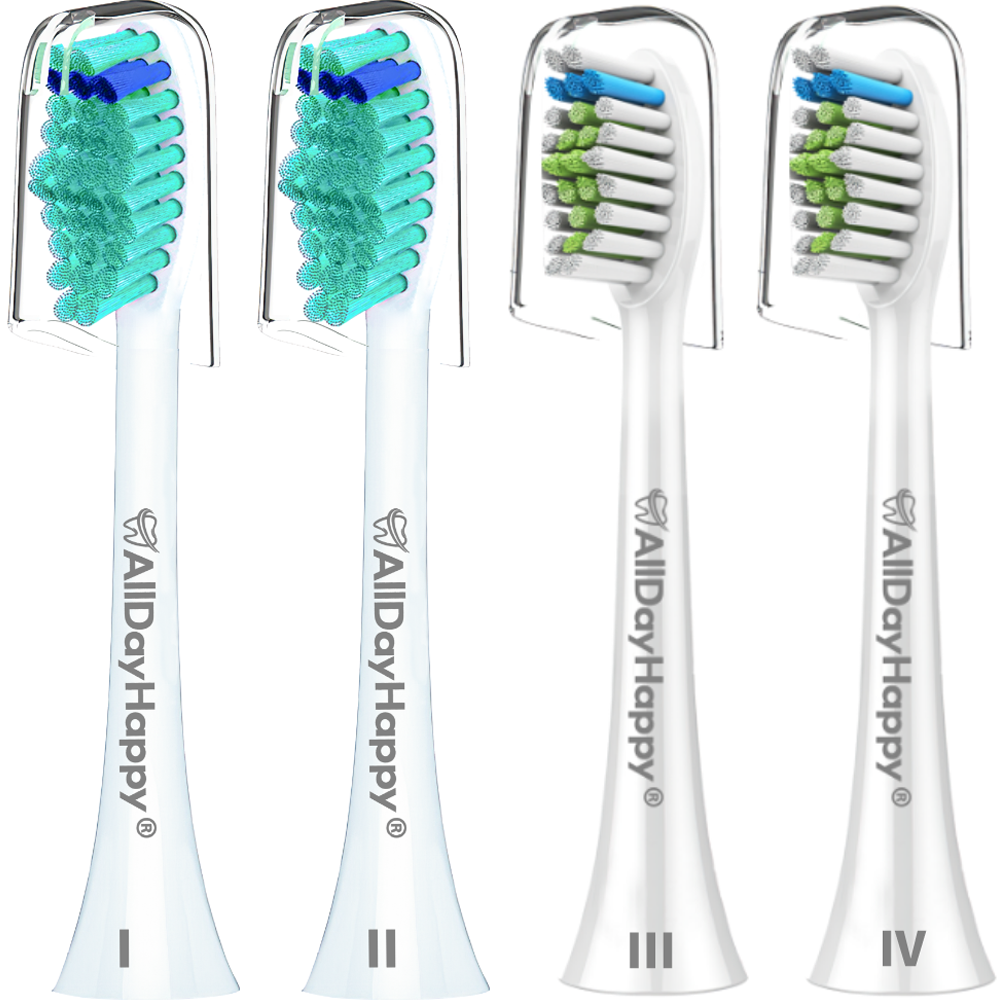 올데이해피 필립스 호환용 전동 칫솔모 HX6014 2p + HX6064 2p + 안전뚜껑 세트 6,120원