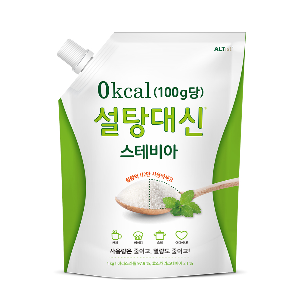 설탕대신 스테비아 대용량 에리스리톨 효소처리 설탕대체 1kg, 1kg, 2개 26,480원
