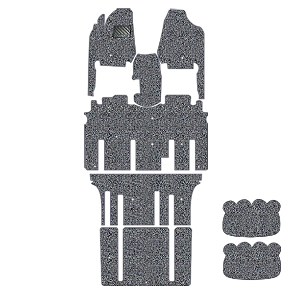 포시즌 코일매트 11인승 확장풀세트 3열미탈거형, 기아 그랜드카니발, 그레이 + 랜덤 발송 145,000원