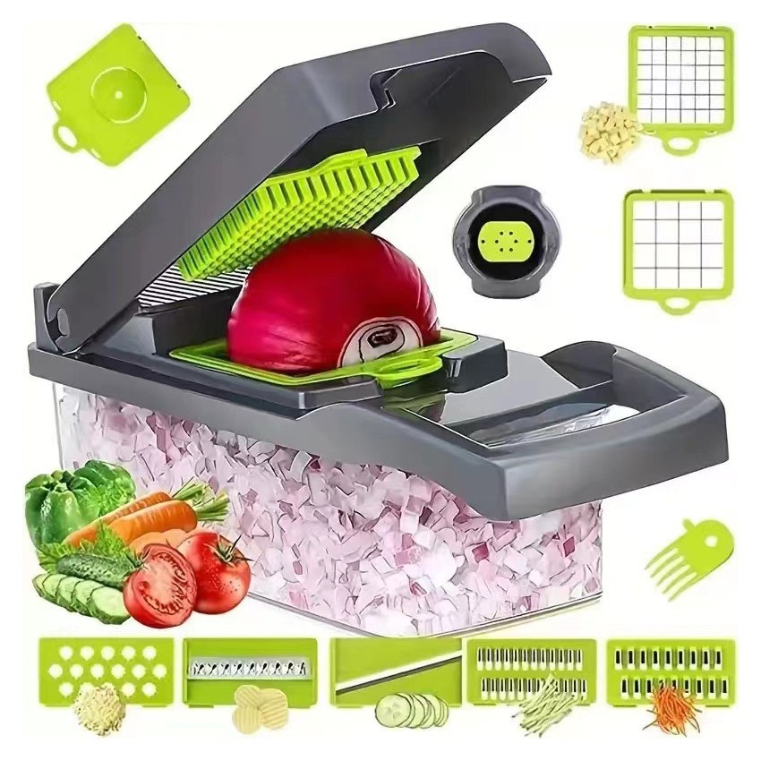 Oyoson 만능 채칼  손보호 다기능 야채 절단기  16중세트 11,000원