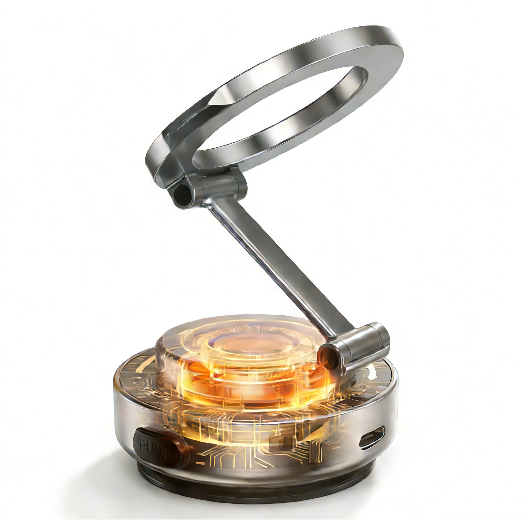 IMCHEN 전자동 360도 회전 접이식 진공 흡착식 차량용 거치대 전차종, 1개, 실버 69,900원