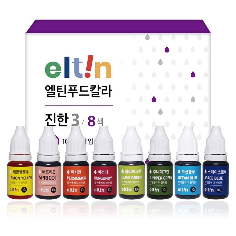 엘틴 푸드칼라 진한3, 80g, 1세트 13,010원