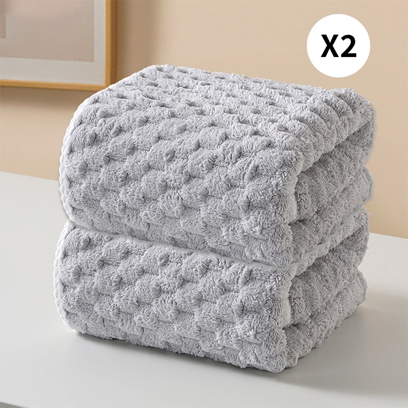 Veralool 프리미엄 극세사 호텔 대형 바스타올 샤워타올 40수 목욕타올 비치타월 먼지없는 속건 수건 9,900원