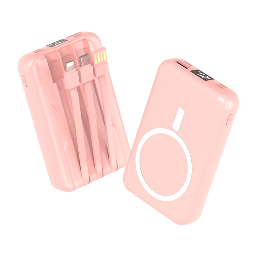 THOUSTA 대용량 무선충전 일체형 맥세이프보조배터리 20000mAh 21,800원