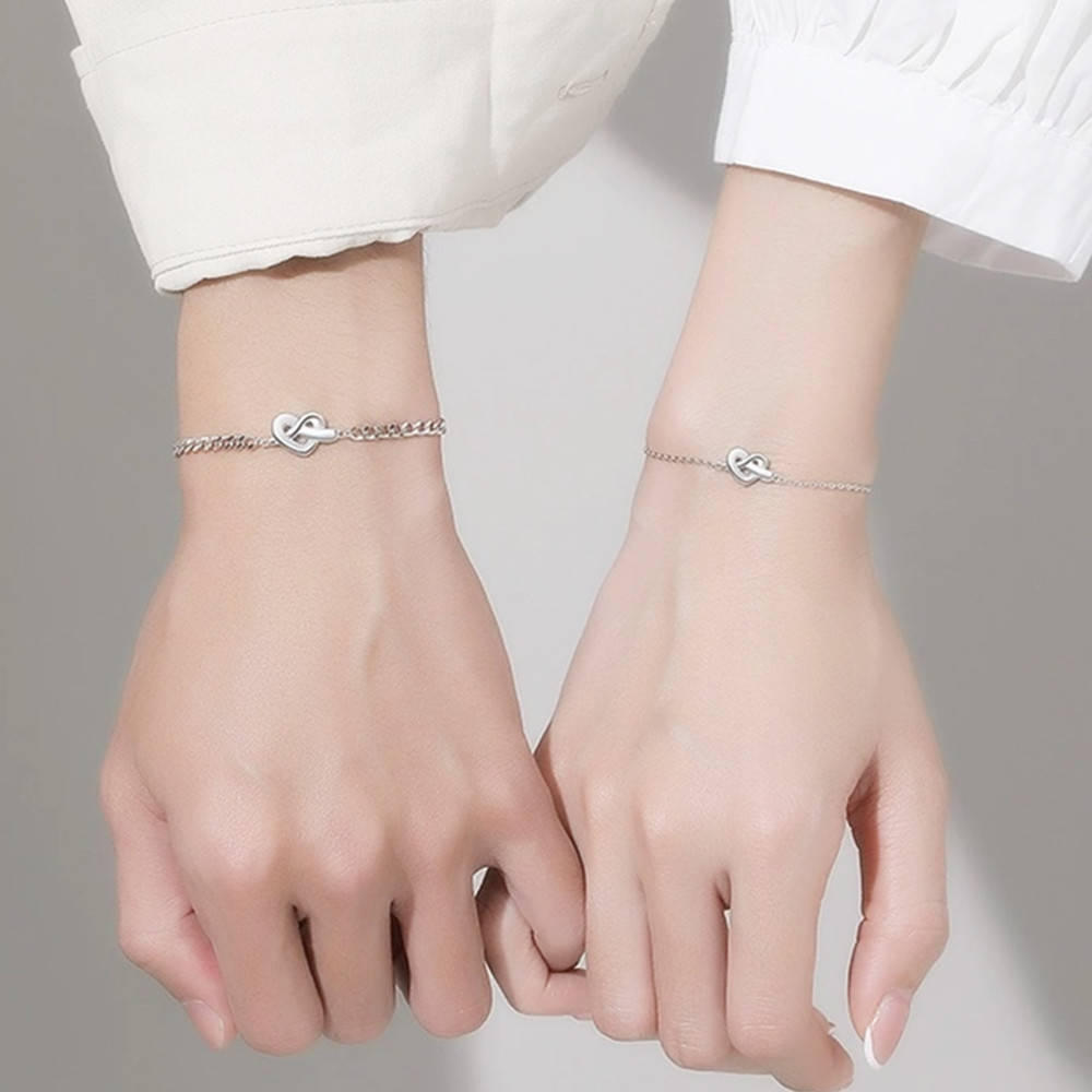 홍언목요 1+1 커플팔찌 여성 남자팔찌 동심결 팔찌 우정팔찌 기념일 선물 13,860원