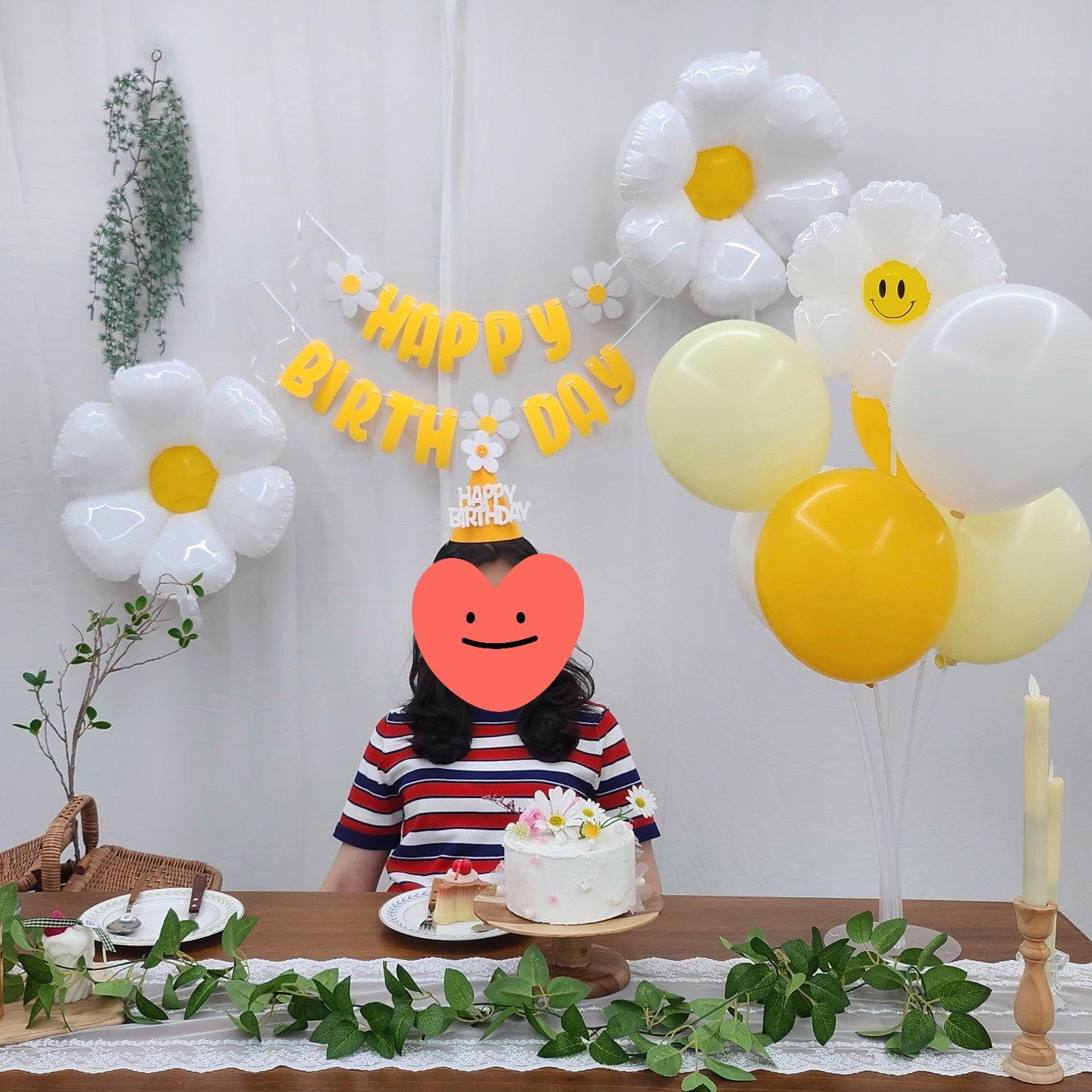 [꾸미벌룬]데이지 생일파티 풍선 용품 20,000원