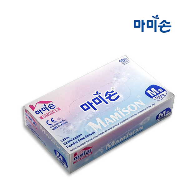 마미손 라텍스장갑 100매 8,200원