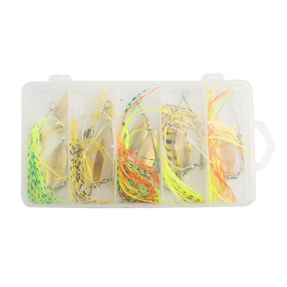 헬로피싱 낚시 스피너베이트 루어 세트, 13.5g, 5P 1세트, 1개 19,300원