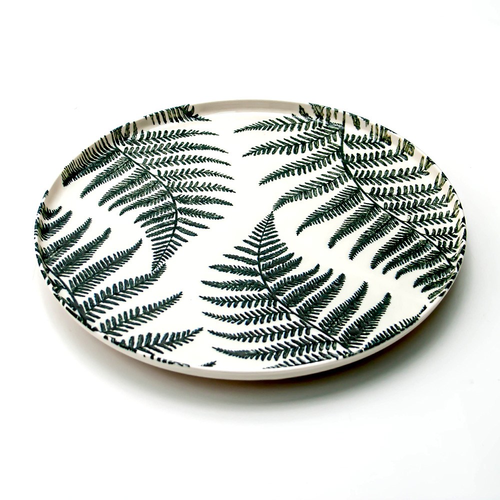 [트리니체] PORLAND 포랜드 보태니컬 도자기 플랫 접시, 1개, 단색 50,500원