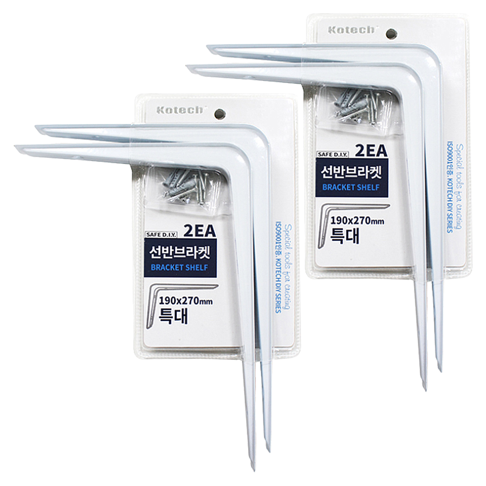 코텍스 선반 브라켓 특대 190 x 270 mm 6,560원
