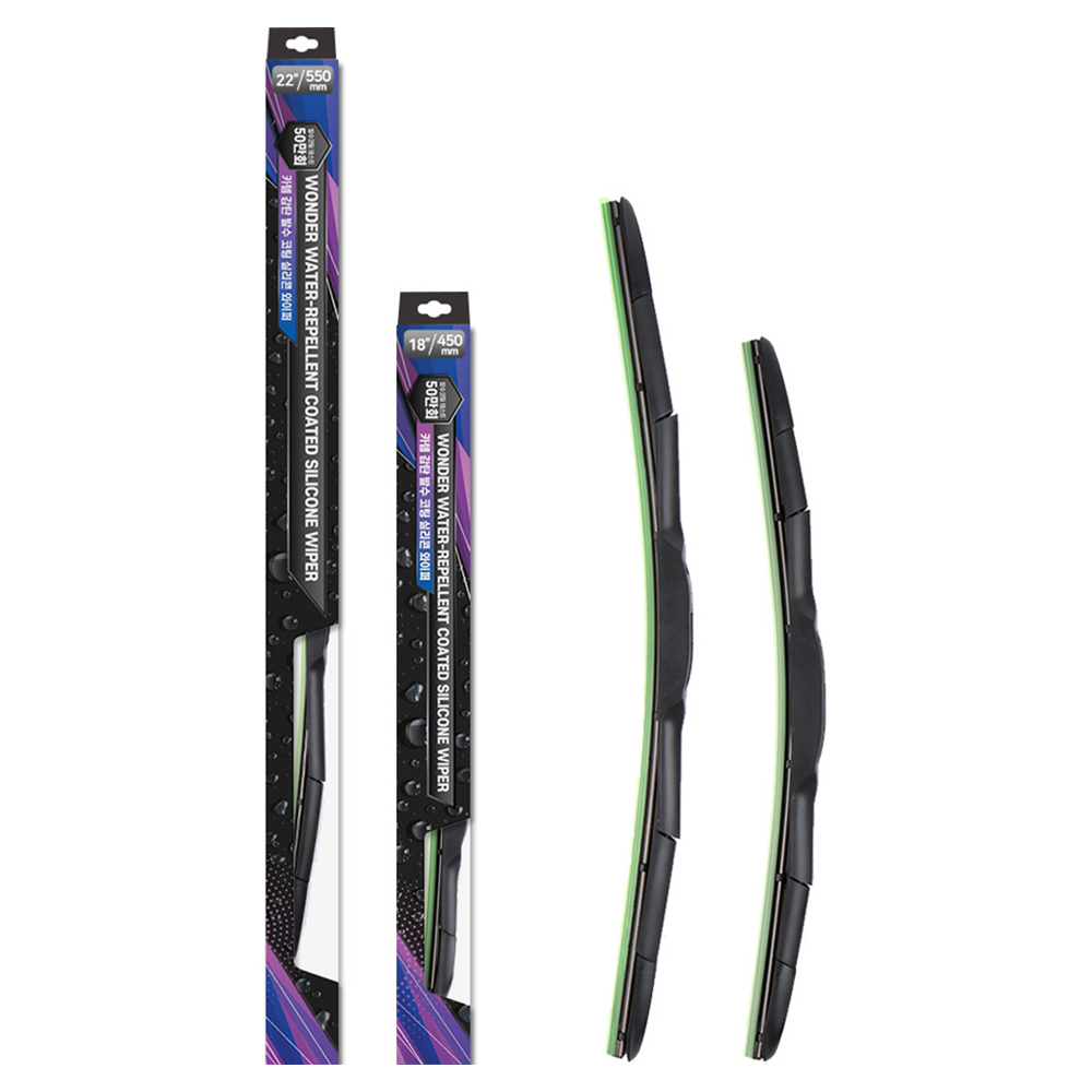 카템 감탄 발수코팅 실리콘 와이퍼 운전석+조수석 세트 14,100원