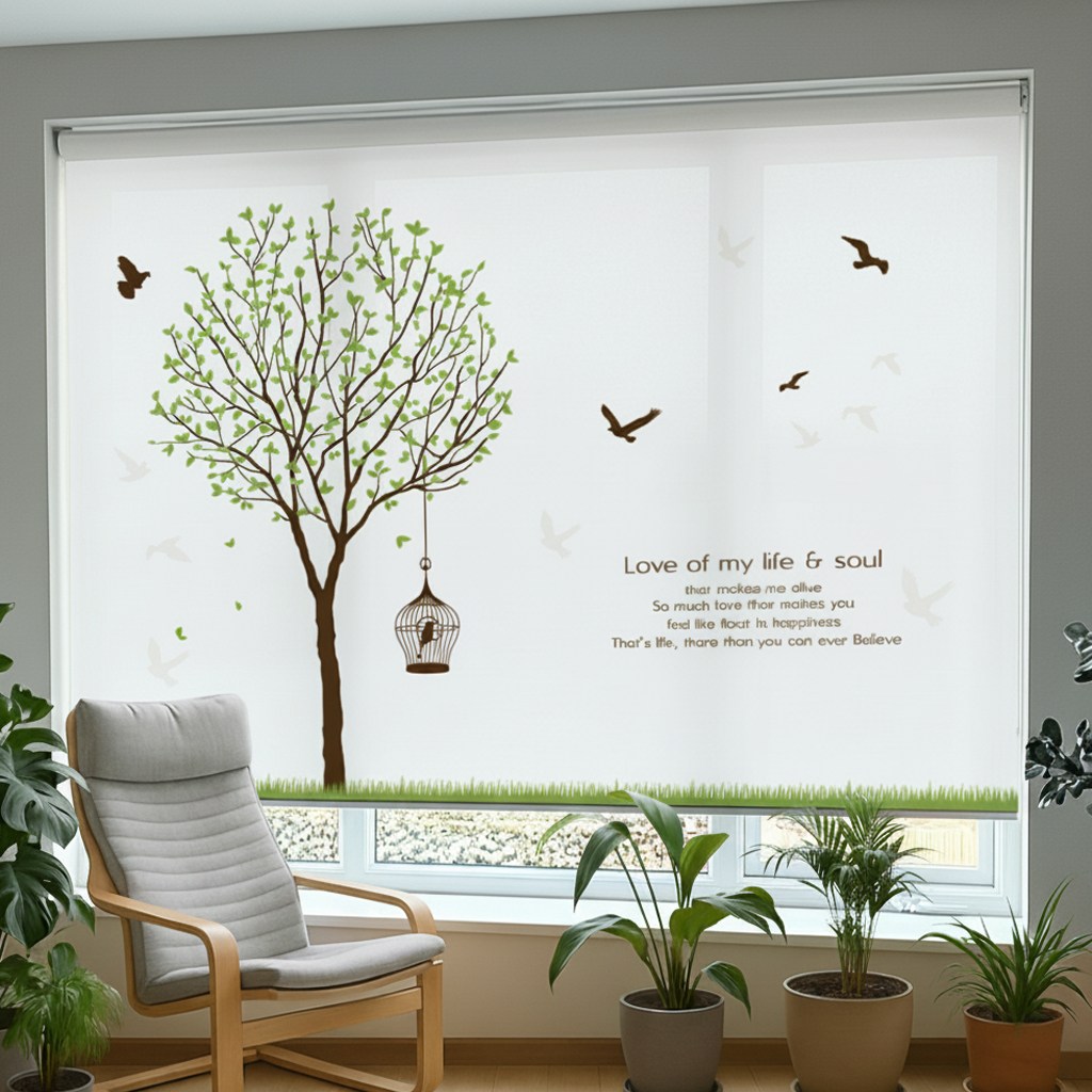 롤스크린 블라인드 창문 베란다 거실 로맨스가든 100종 노엘리안 7,000원