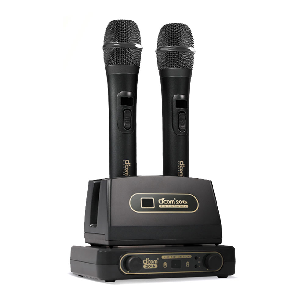 디컴 20th 무선 노래방 마이크 충전식 가정용 휴대용 금영 태진 호환, 티타늄, 20th 305,000원