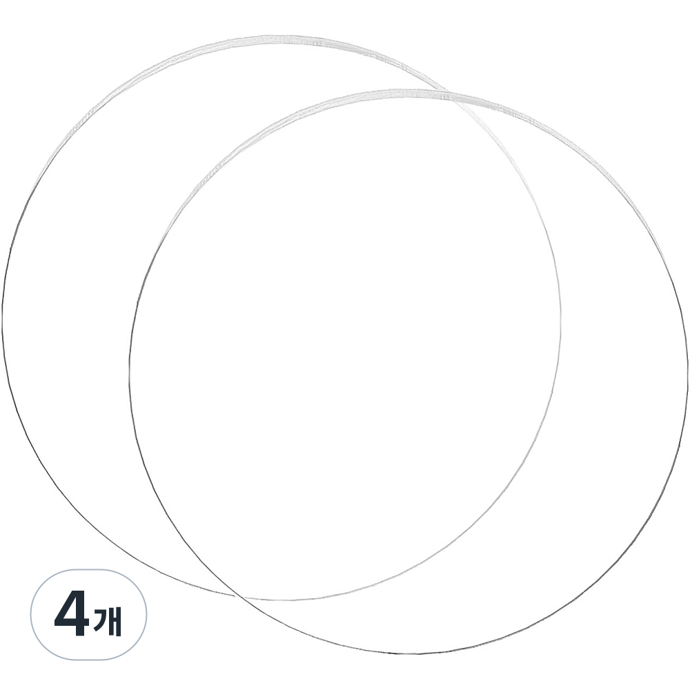 원형 투명 아크릴 판 2개, 199x3mm 19,070원