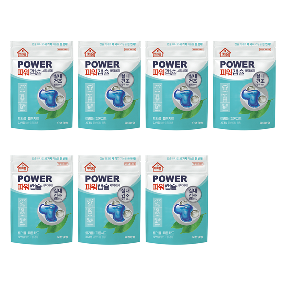 유한양행 해피홈 파워캡슐 트리플 피톤치드 32입, 32개입, 7개 75,500원