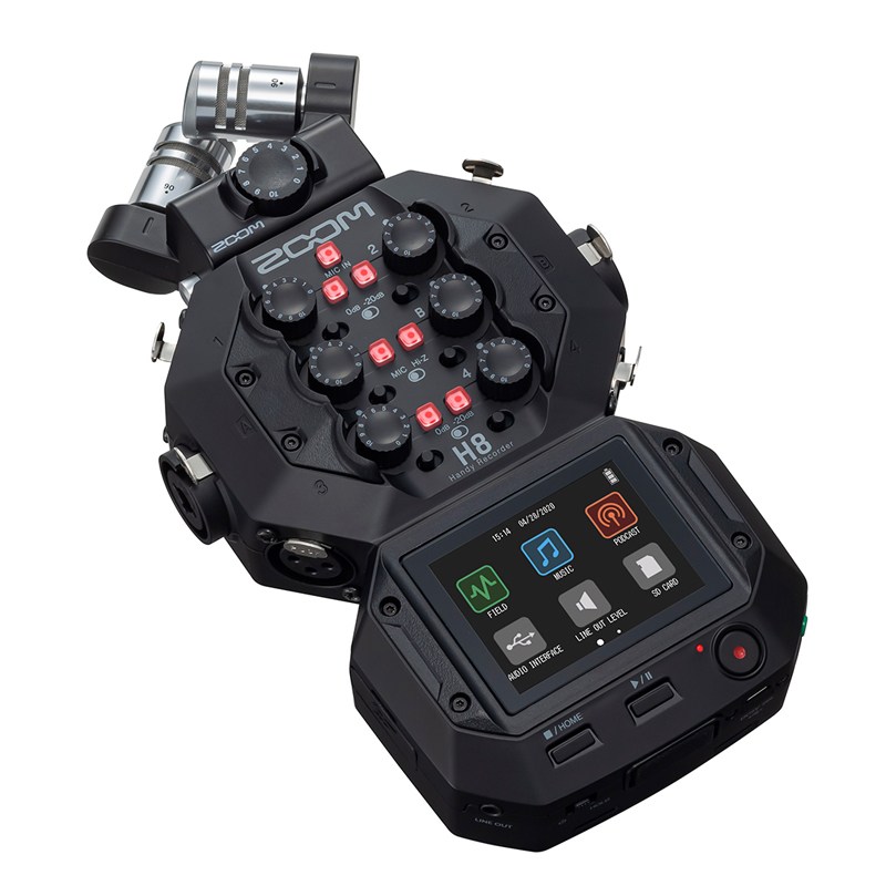 ZOOMH8 AS가능 8채널녹음기 악기 연주 ASMR마이크 콘서트 밴드 그룹 사운드 브이로그 팟캐스트 공연장 598,000원