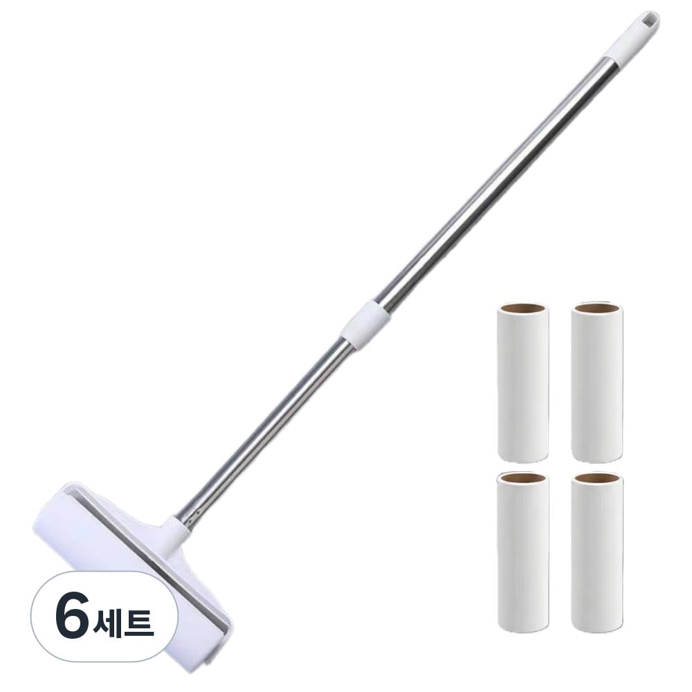 베리버터 사선 컷팅 테이프크리너 돌돌이 밀대+리필 4개, 6세트 45,000원