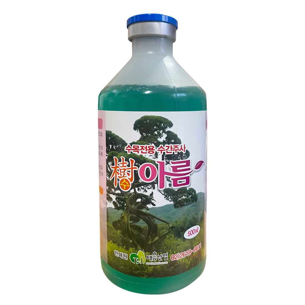 태흥 수아름 300ml 수목 수간주사 나무 링겔 수세회복 소나무 조경수 과수 비료 영양제 14,400원