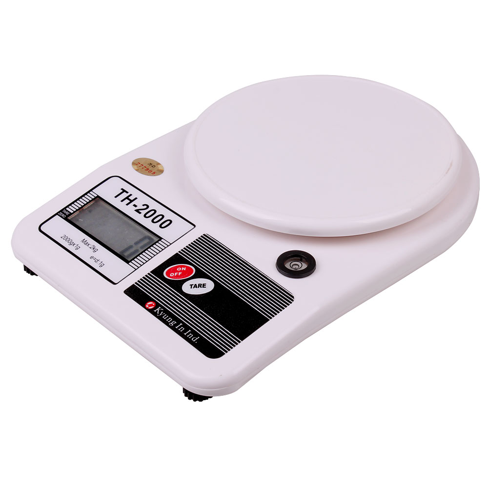 경인산업 디지털 주방저울 TH-2000 계량저울 2kg 전자저울 요리 이유식 저울 15,500원