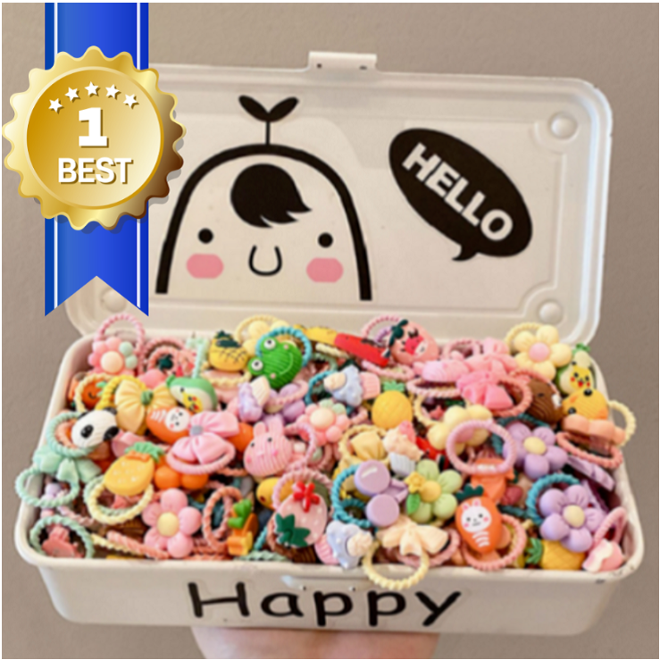 아크배라 대용량 유아 어린이 안아픈 머리끈 40개 8,850원