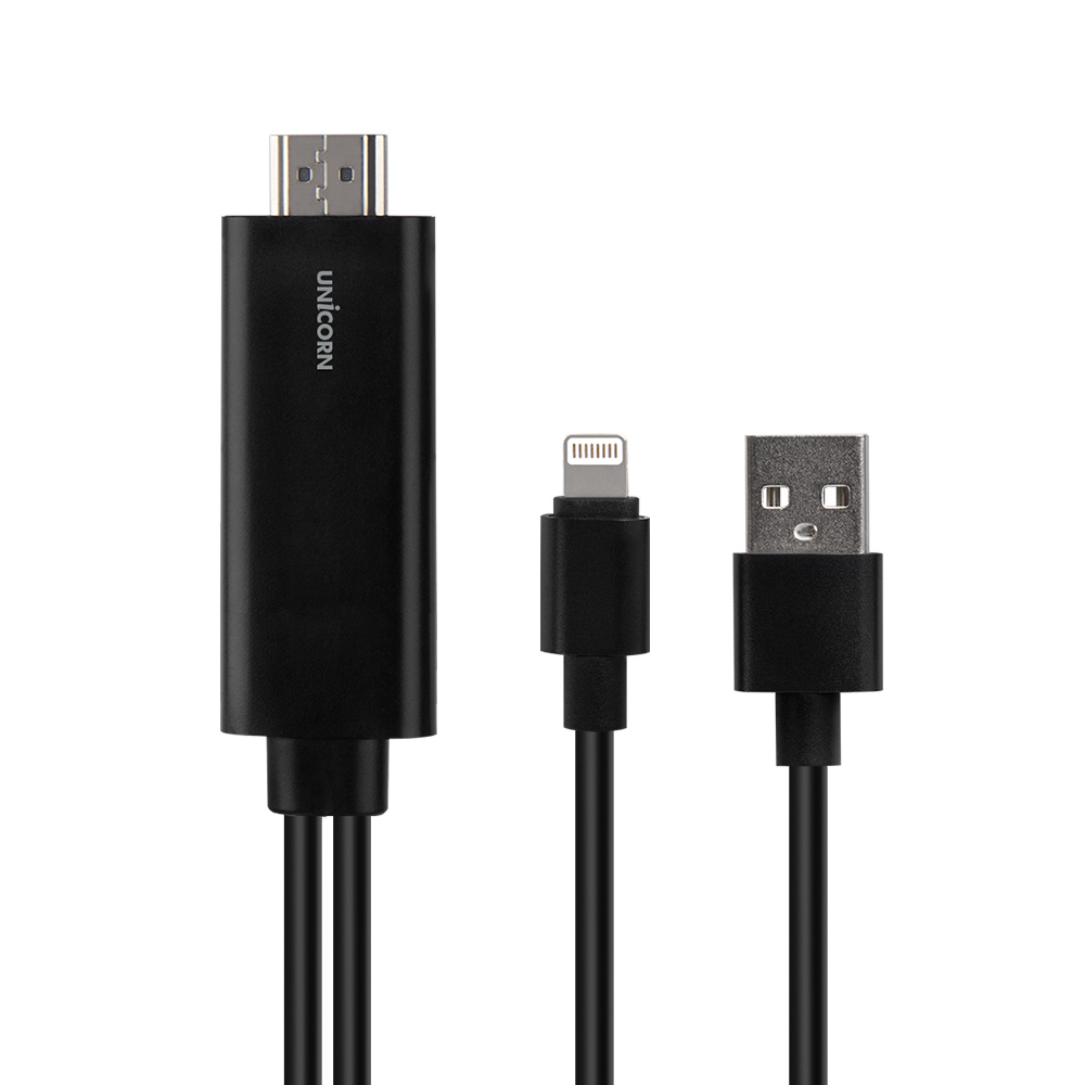 유니콘 TM-MHL-8000S IOS 8핀 HDMI 아이폰 스마트폰 미러링, 1개, 단품 11,900원