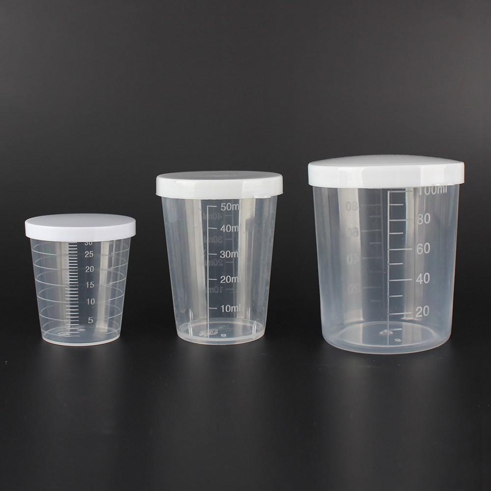 플라스틱 계량컵 눈금 비커 투명 액체 가루 화장품 소분 도구 포포라운지 330원