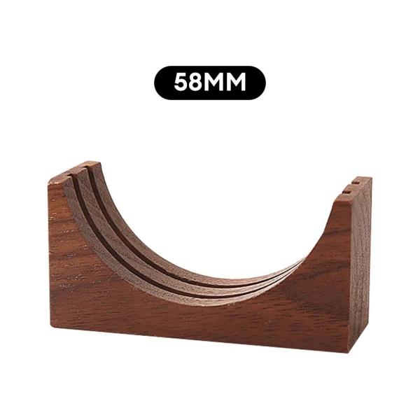 캠핑용 선물용에스프레소 커피 필터 스크린 거치대 재사용 가능한 나무 호두나무 스탠드 랙 퍽 브래킷 51mm 16,300원