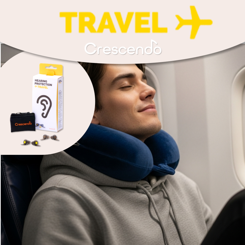 크레센도 이어플러그 트래블 비행기귀마개 기압조절 여행 소음방지귀마개 36,900원