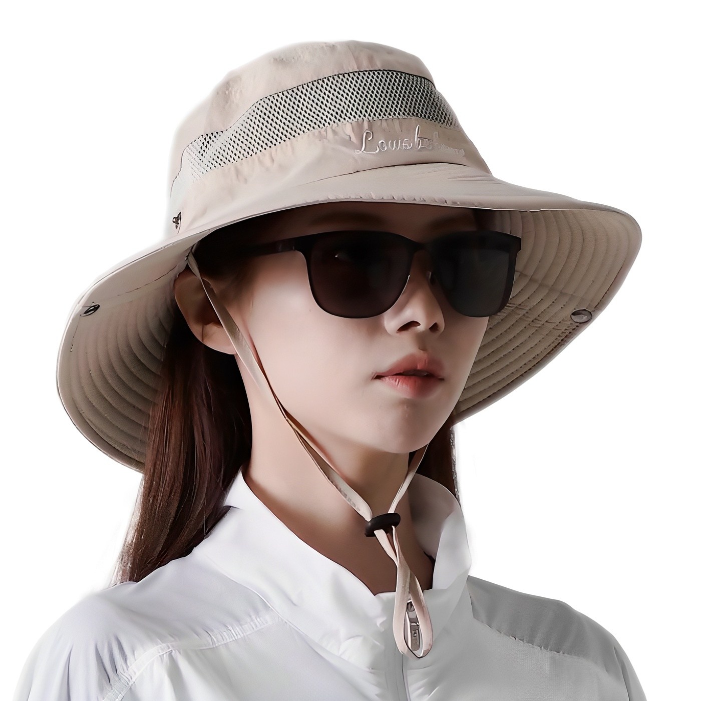 루이비홈 남여공용 사파리 등산모자, 베이지 8,900원