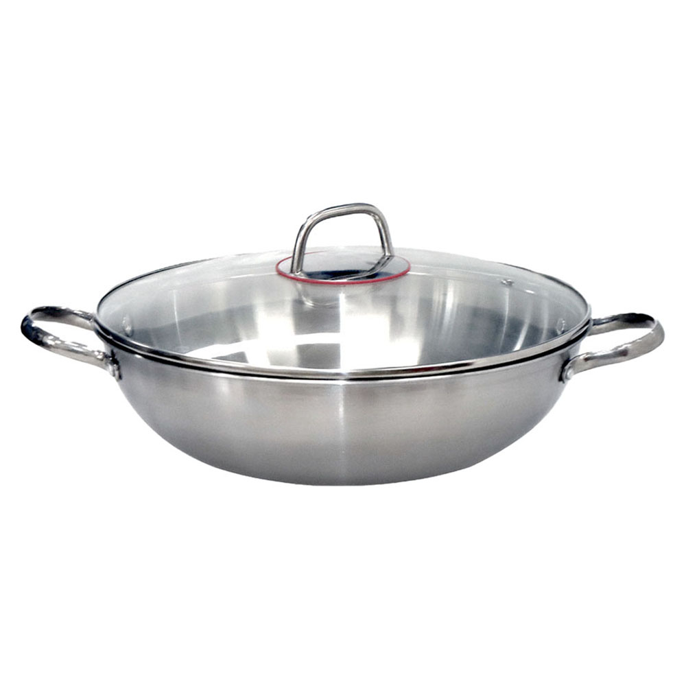 로얄스타 인덕션 베뉴 엠보싱 통3중 파티웍, 금속색, 1개, 32cm 49,820원