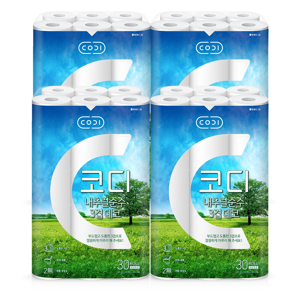 코디 내추럴 순수3겹데코 20m*30롤 30,770원